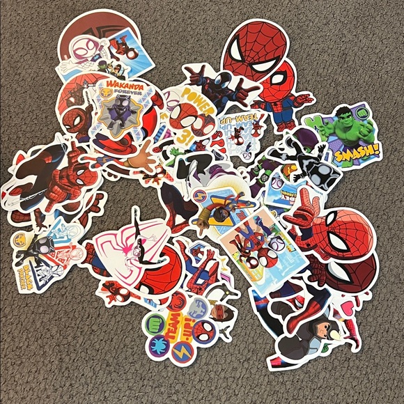 Spiderman Sticker Set 50pcs - Picture 2 of 2
